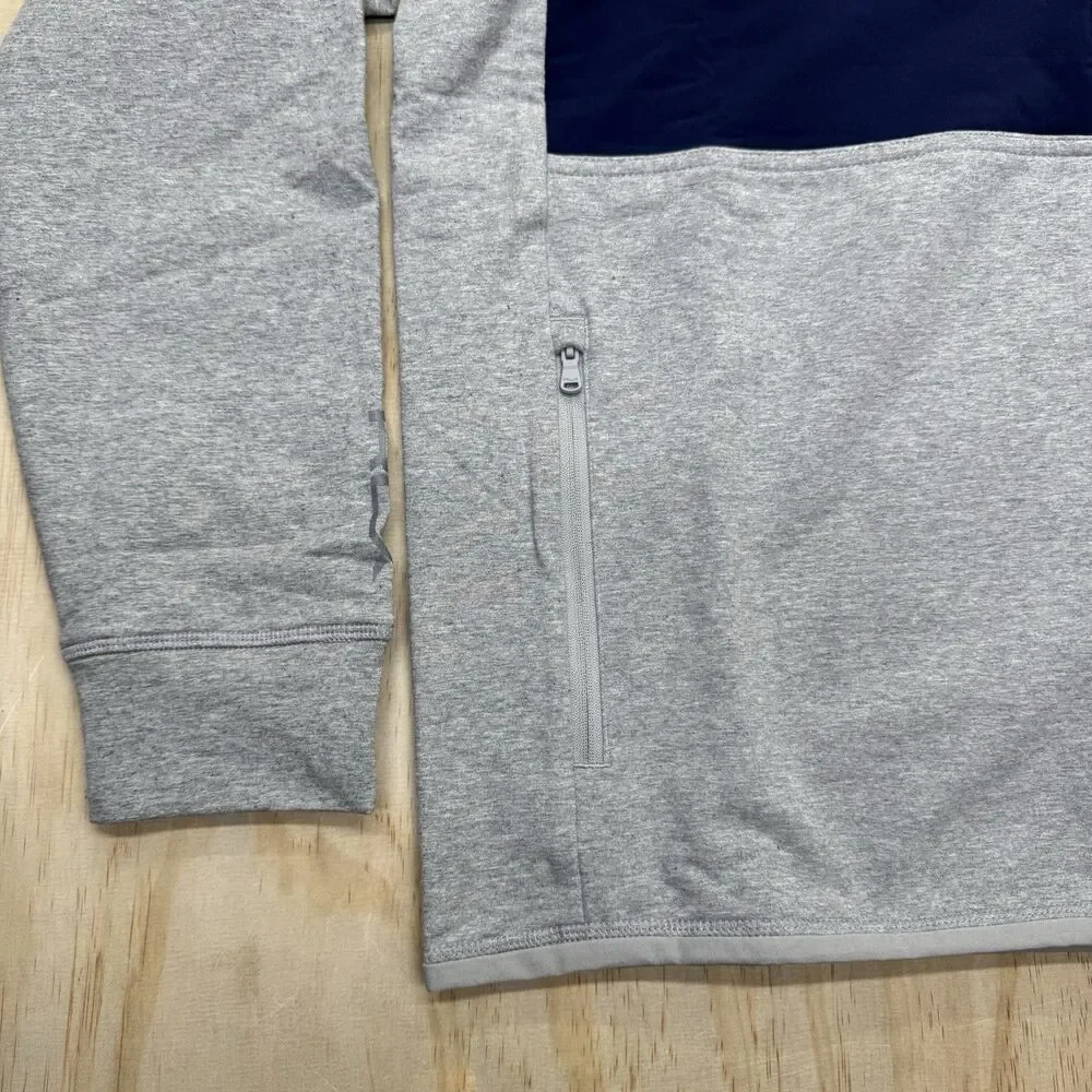 NEW RLX Golf Ralph Lauren Mens Performance Terry 1/2-Zip Hoodie 2XL Blue Gray